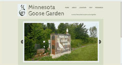 Desktop Screenshot of minnesotagoosegarden.com